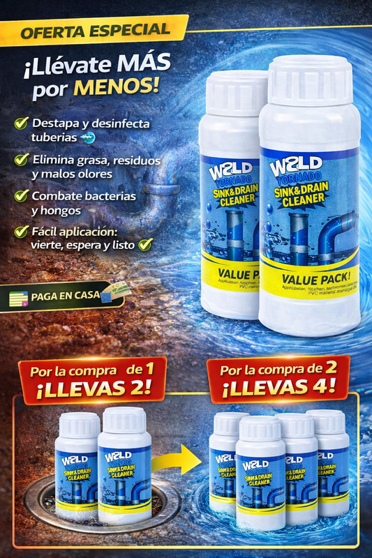 WILD TORNADO Destapa cañería